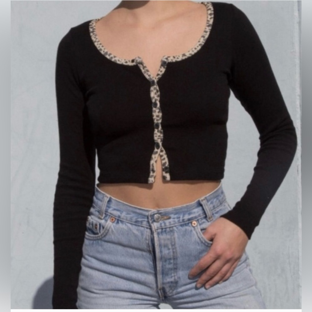 Brandy Melville Cheetah Zelly Top